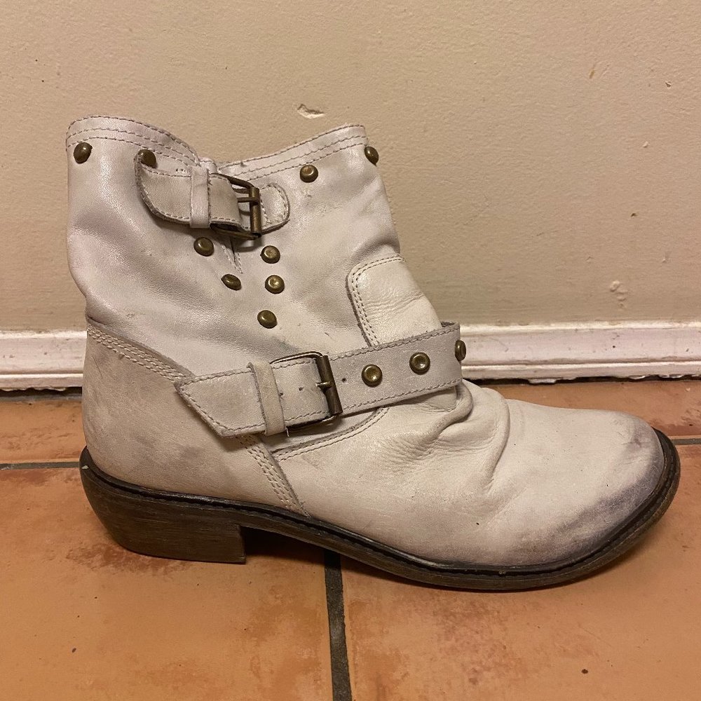 White Rocker Boots by MIA Limited Edition